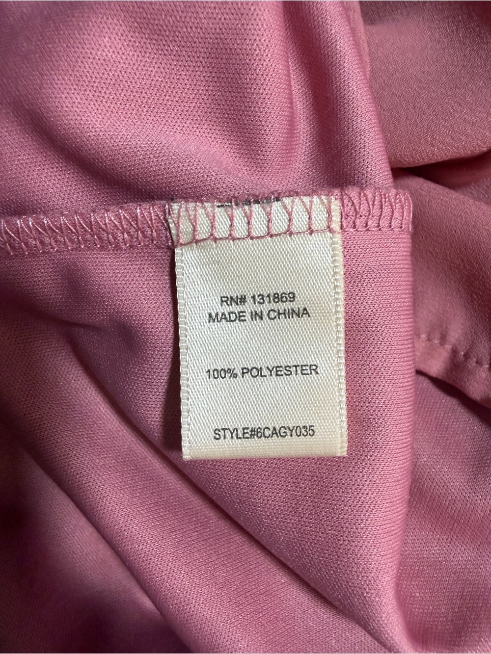 Allison & Kelly Dusty Rose Smocked Swiss Dot Puff Sleeve Dress M - Picture 9 of 10